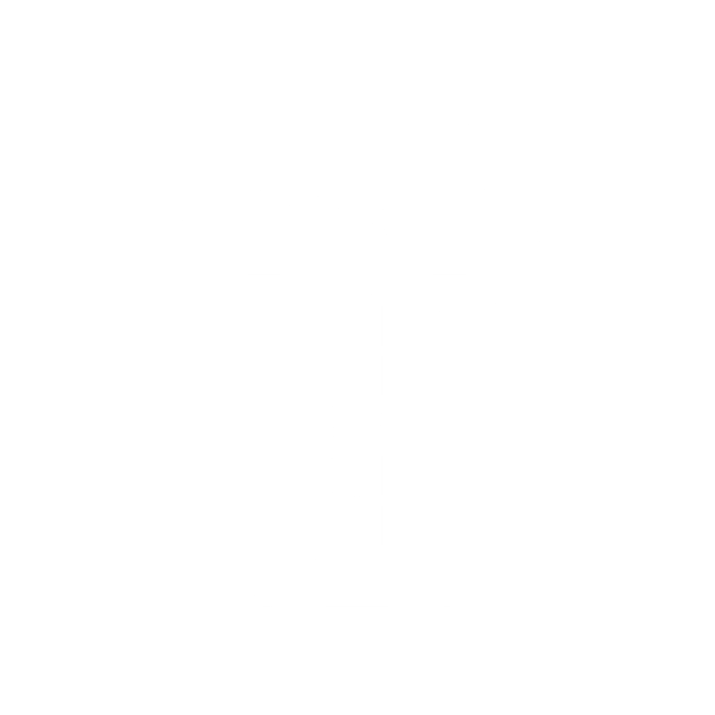 Geometric Palm Tree Logo #ffffff