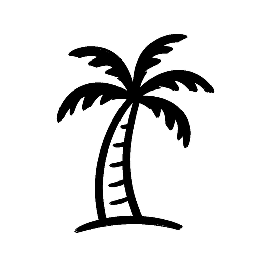Palm Tree Silhouette Logo