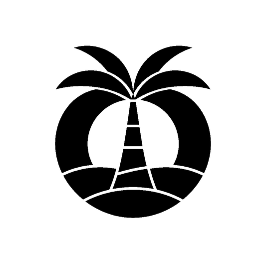 Palm Tree Circle Logo