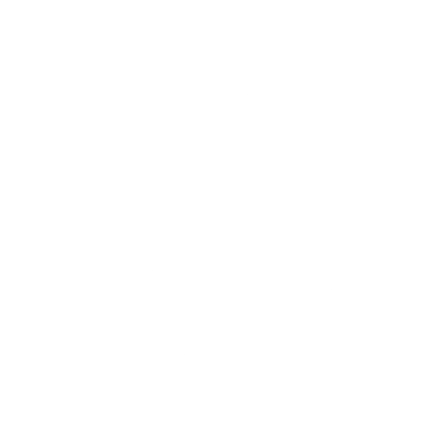 Palm Tree Circle Logo #ffffff