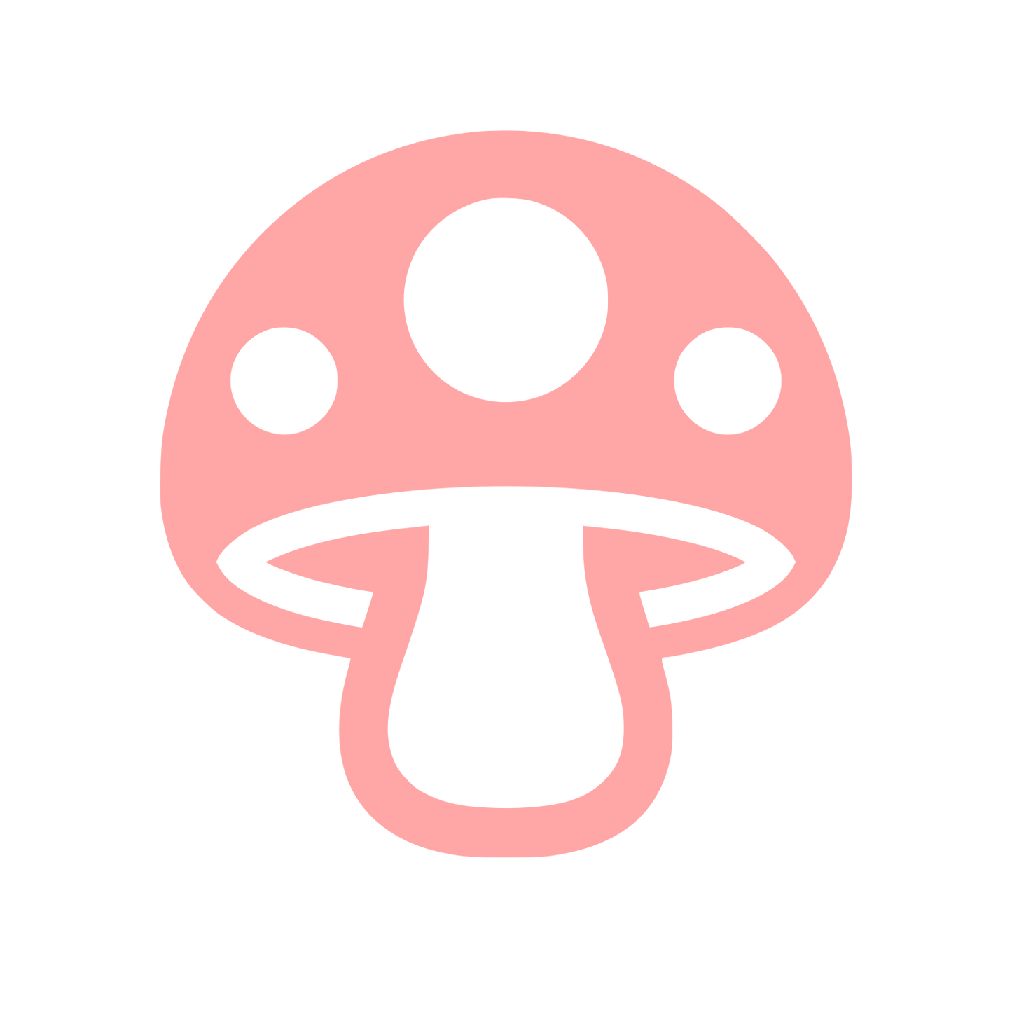 Spotted Mushroom Logo #ffa6a6