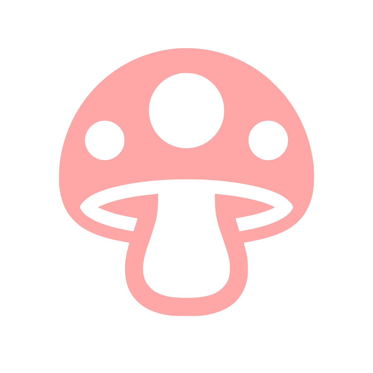 Spotted Mushroom Logo #ffa6a6