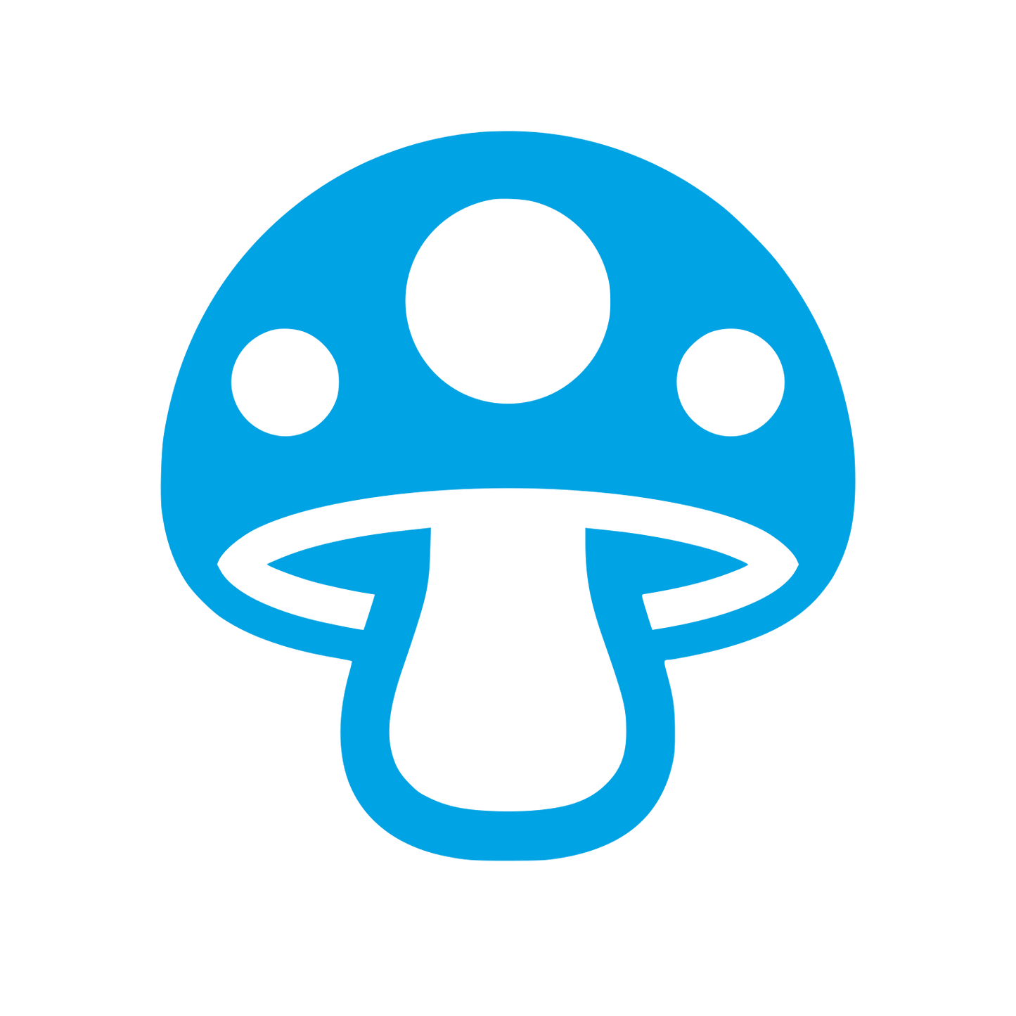 Spotted Mushroom Logo #00a3e4