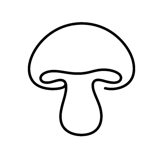 Mushroom Outline Logo