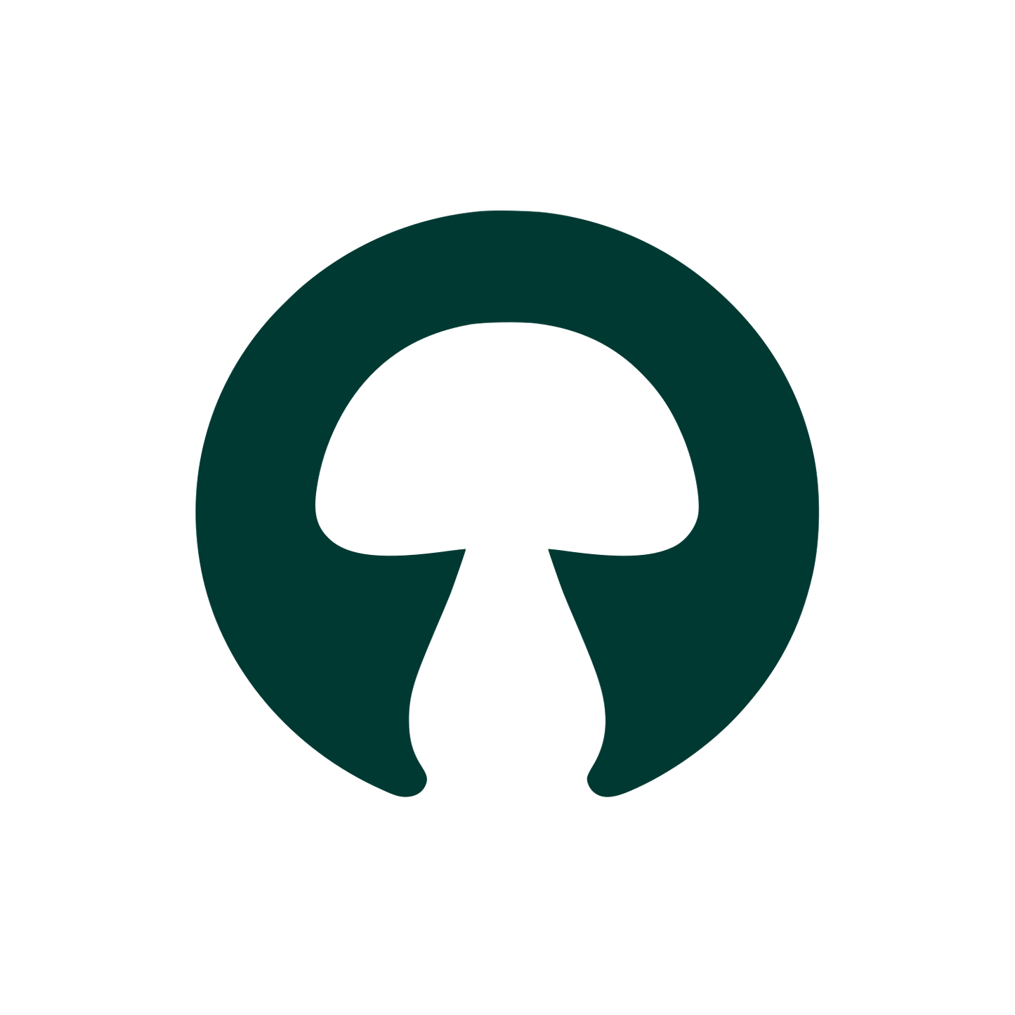 Mushroom Circle Logo #003932