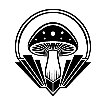 Art Deco Mushroom Logo