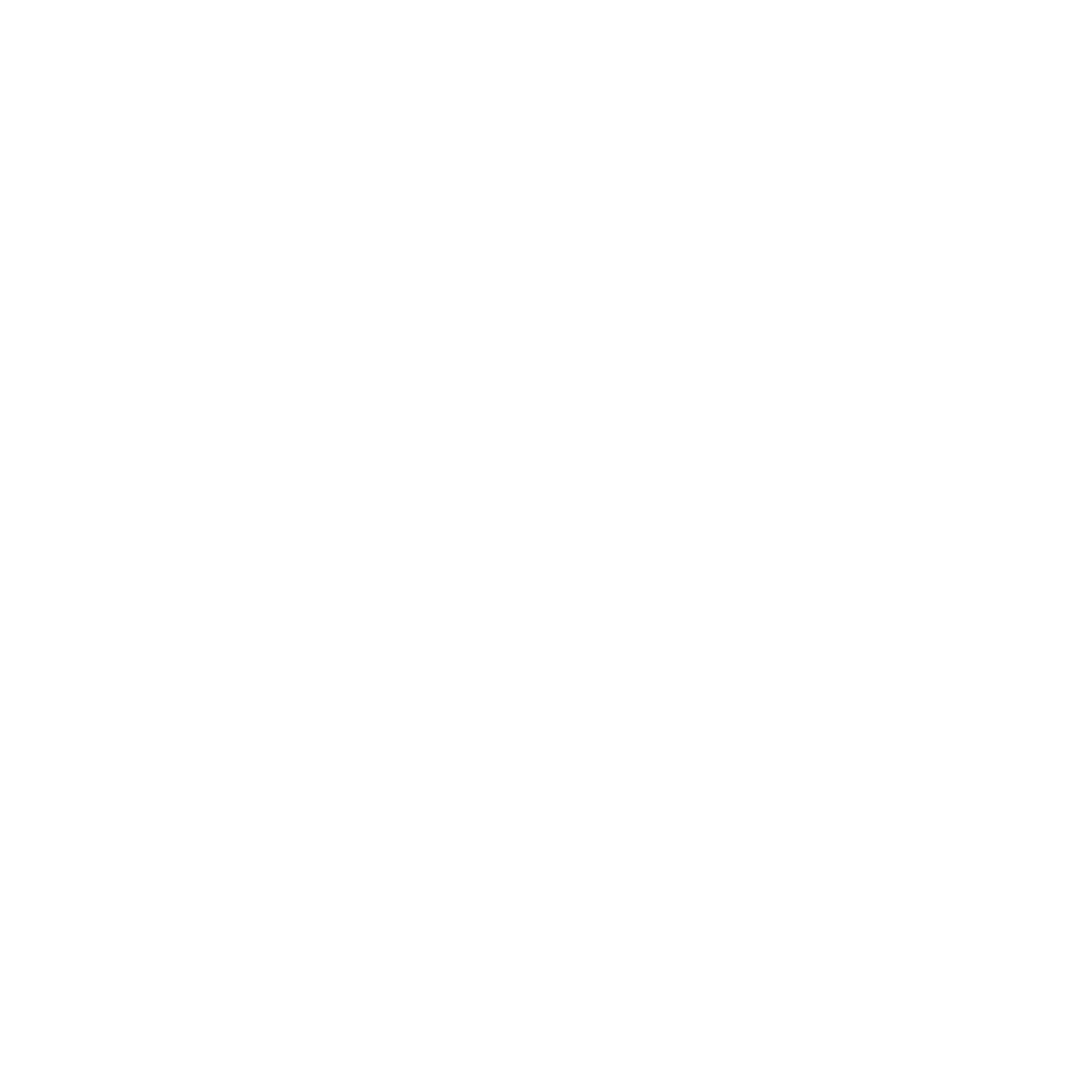 Art Deco Mushroom Logo #ffffff