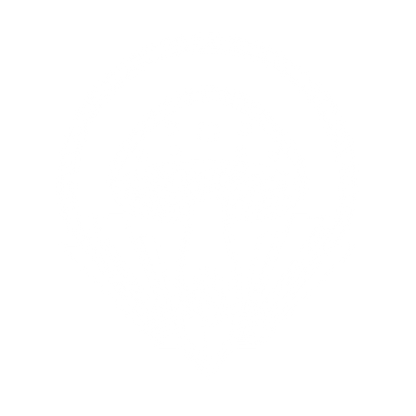 Art Deco Mushroom Logo #ffffff
