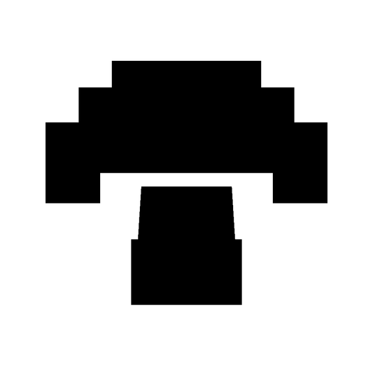 Pixel Mushroom Logo