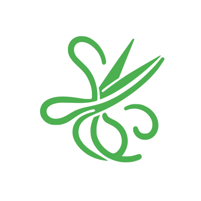 Abstract Scissors Logo #4CAF50
