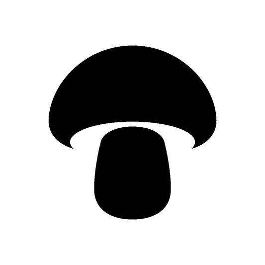 Mushroom Silhouette Logo