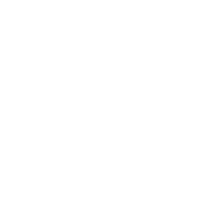 Mushroom Silhouette Logo #ffffff