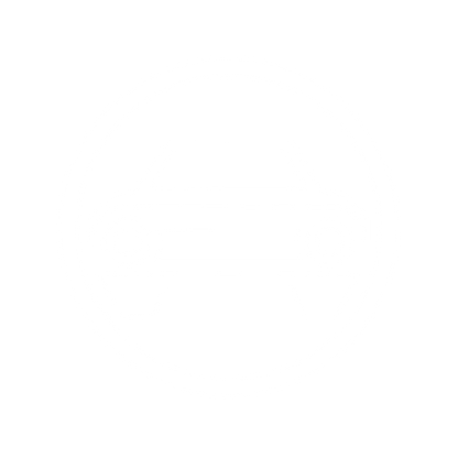 Car in Circle Logo #ffffff