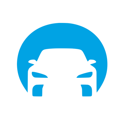Car Front View Logo #00a3e4