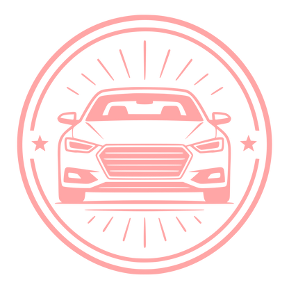 Front View Car Badge Logo #ffa6a6