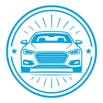 Front View Car Badge Logo #00a3e4
