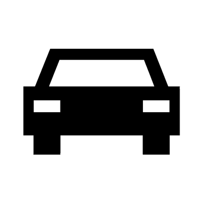 Pixel Car Front Logo