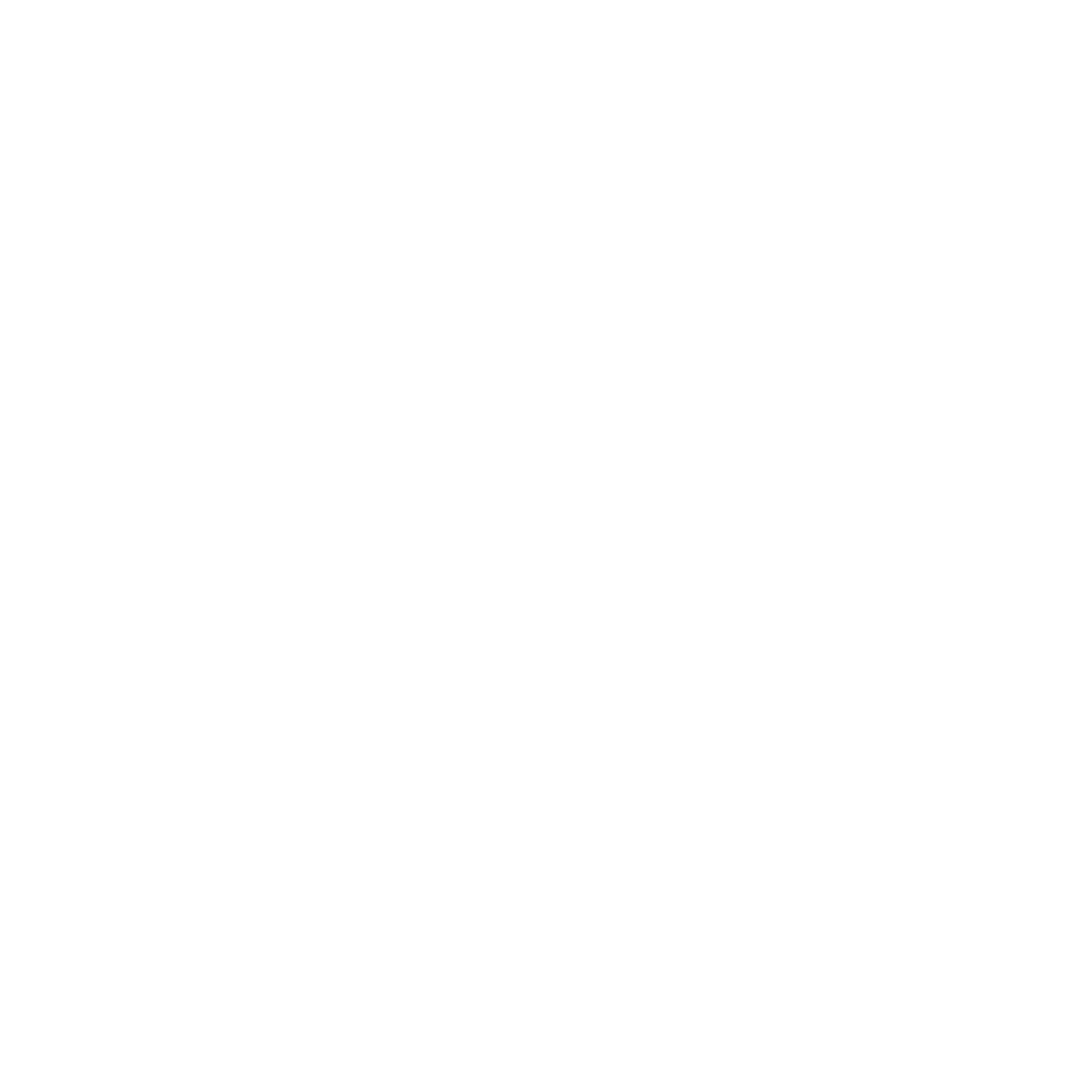 Pixel Car Front Logo #ffffff