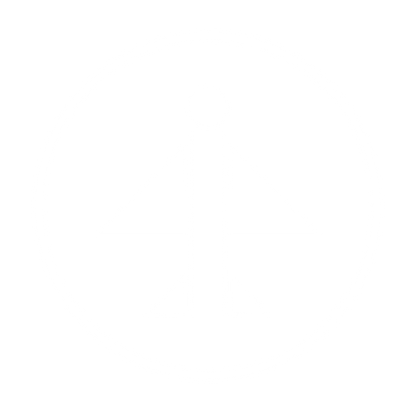 Airplane Circle Emblem Logo #ffffff
