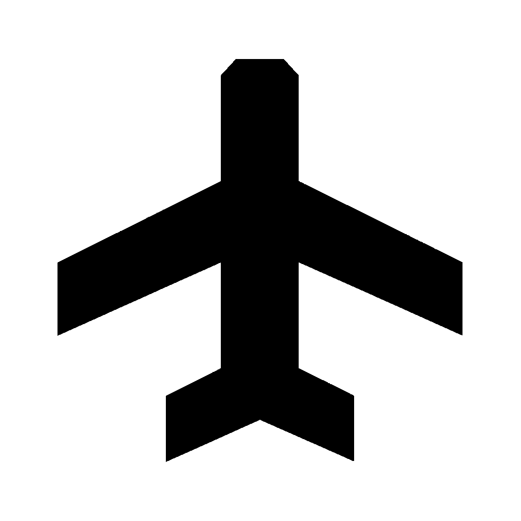 Airplane Silhouette Logo