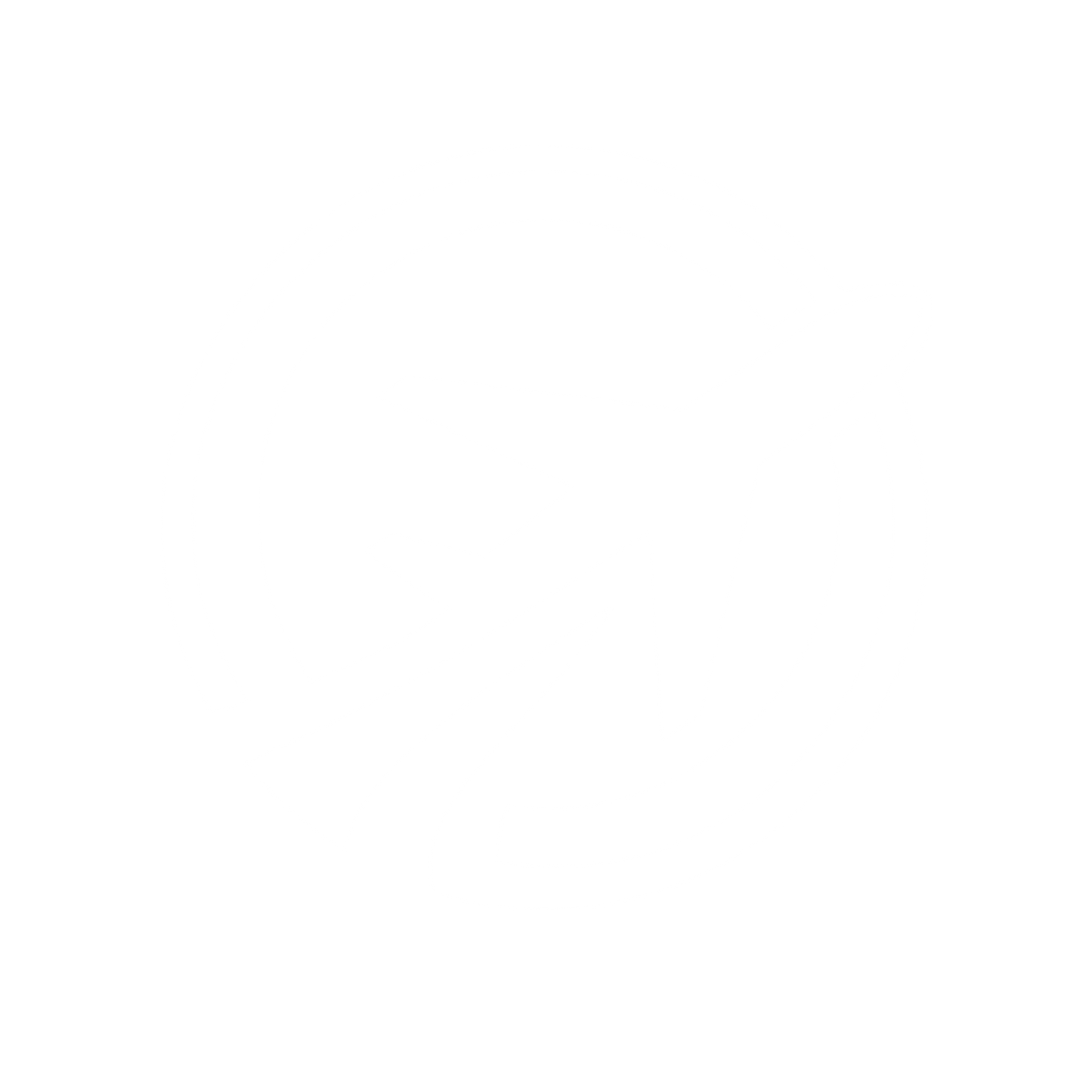 Airplane Circle Logo #ffffff