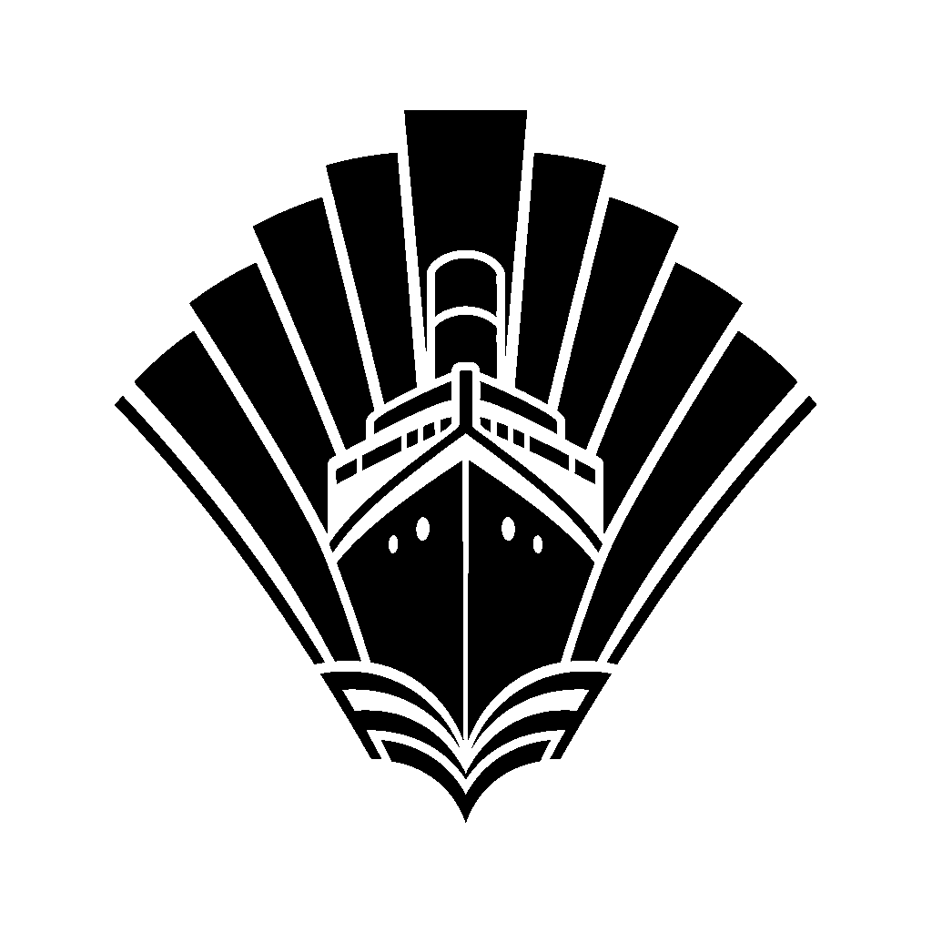 Art Deco Cruise Ship Logo