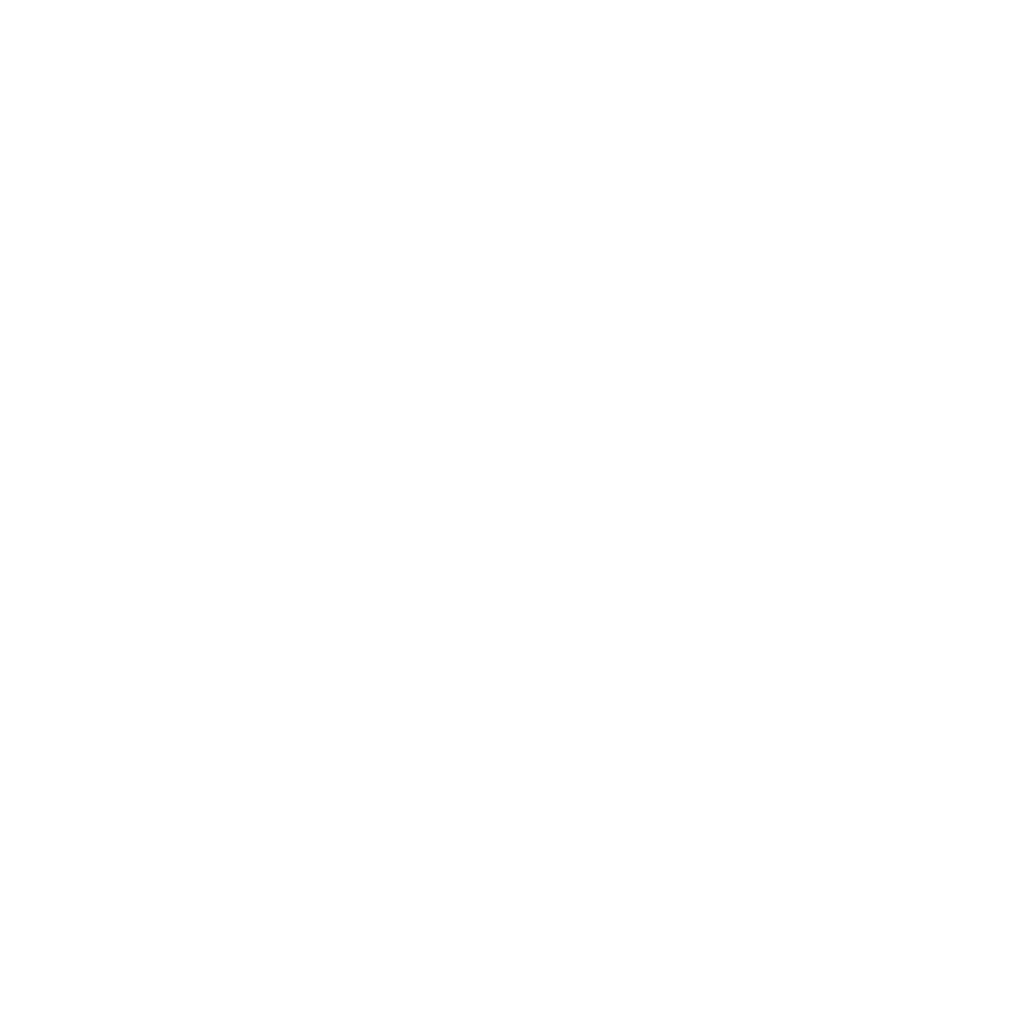 Ship Front View Logo #ffffff