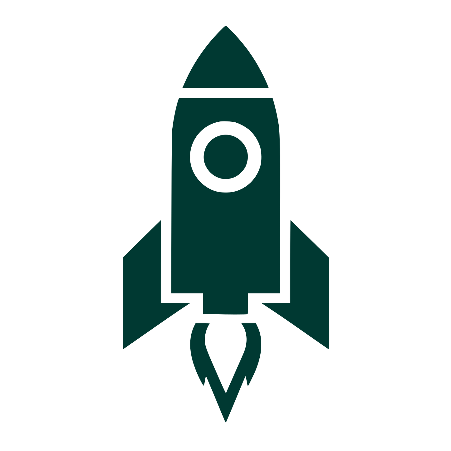 Rocket Launch Logo #003932