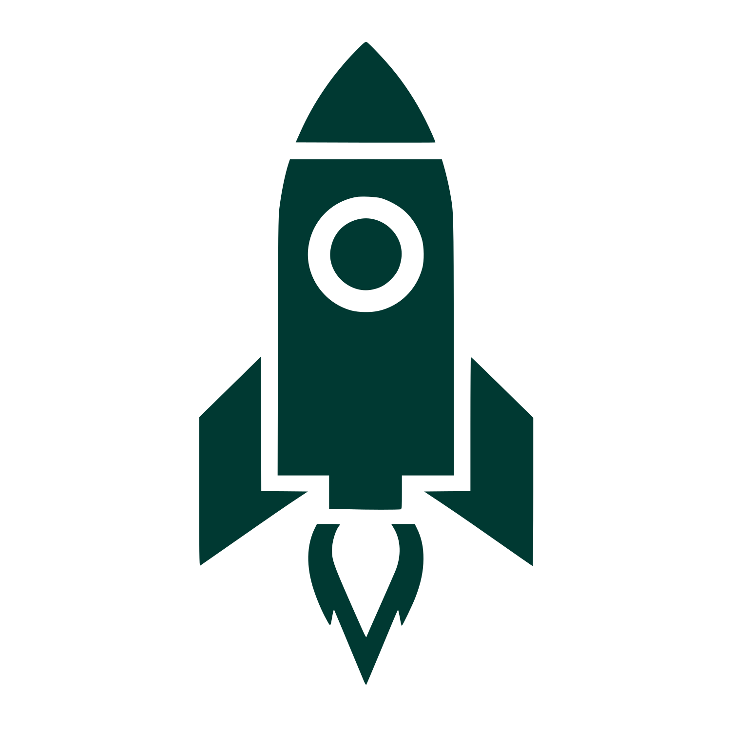 Rocket Launch Logo #003932