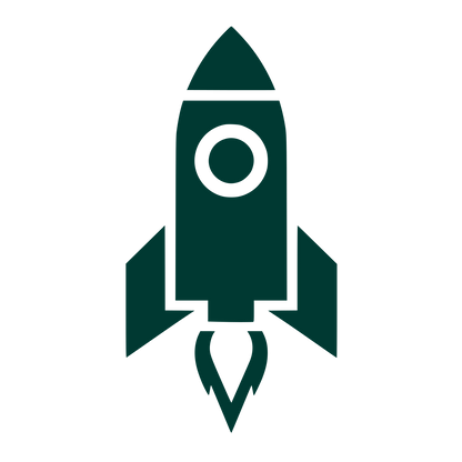 Rocket Launch Logo #003932