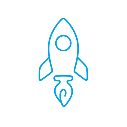 Rocket Pen Nib Logo #00a3e4