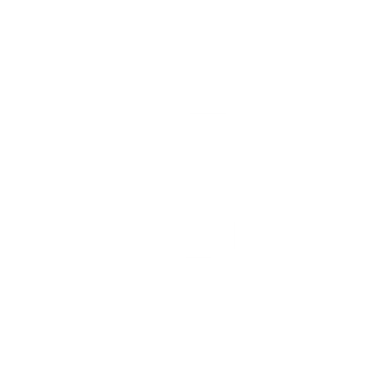 Rocket Ship Logo #ffffff