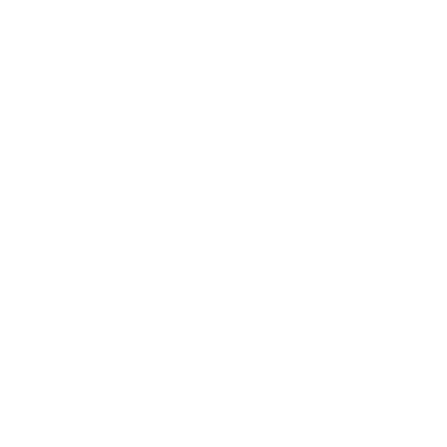 Rocket Launch Circle Logo #ffffff