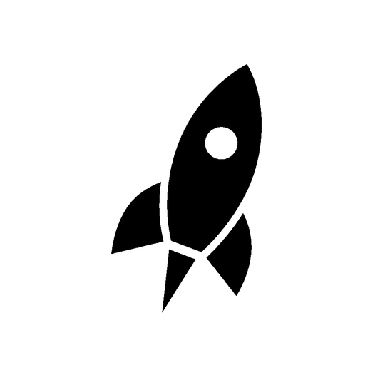 Rocket Ship Launch Logo