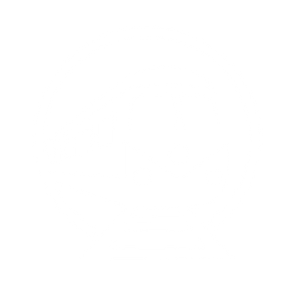 Train in Circle Logo #ffffff