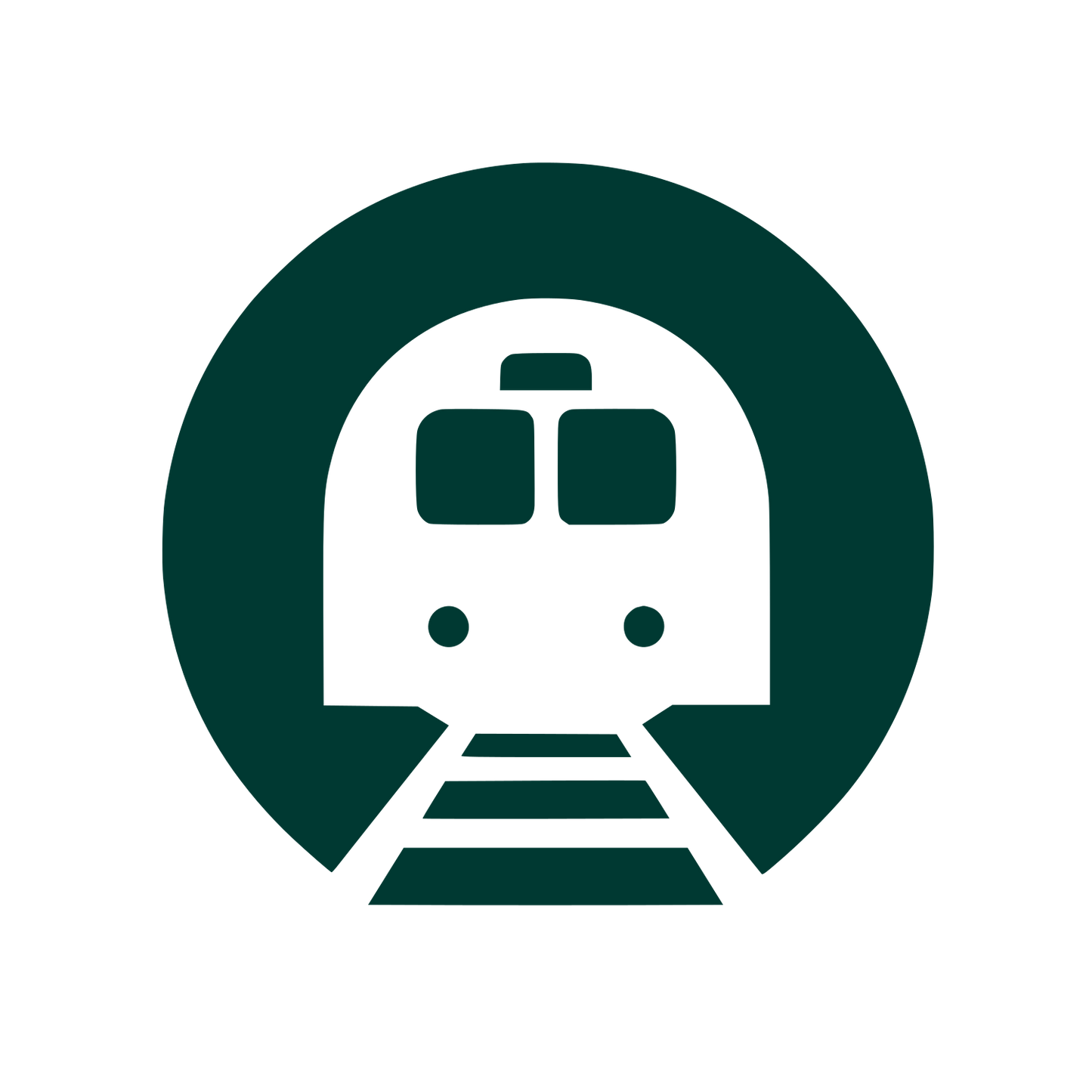 Subway Train Tunnel Logo #003932