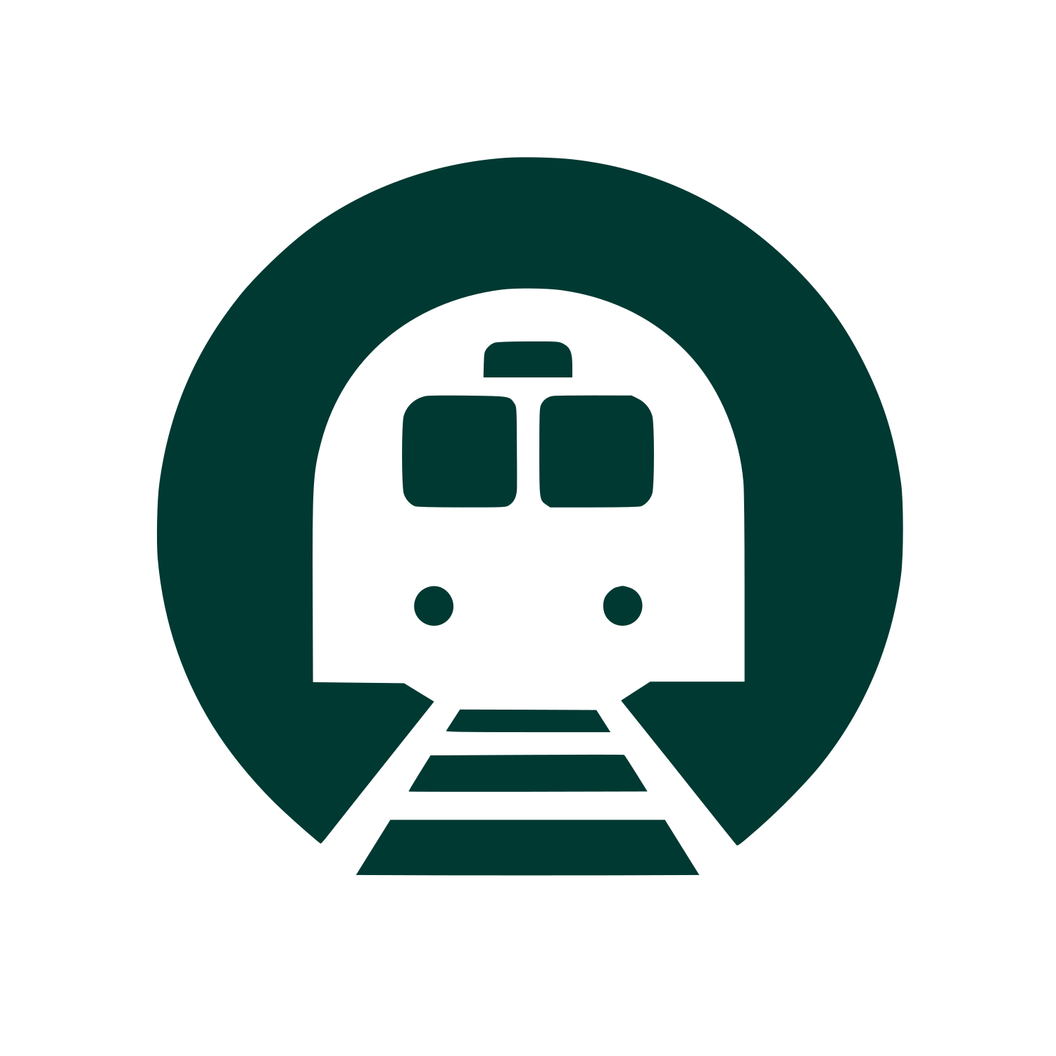 Subway Train Tunnel Logo #003932