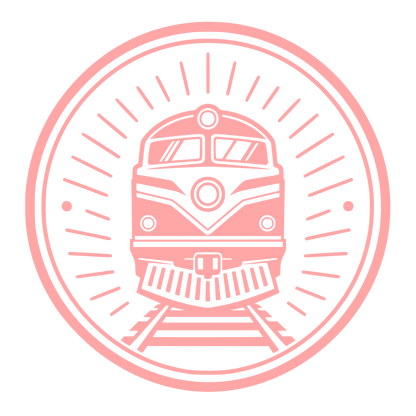 Train Front View Logo #ffa6a6