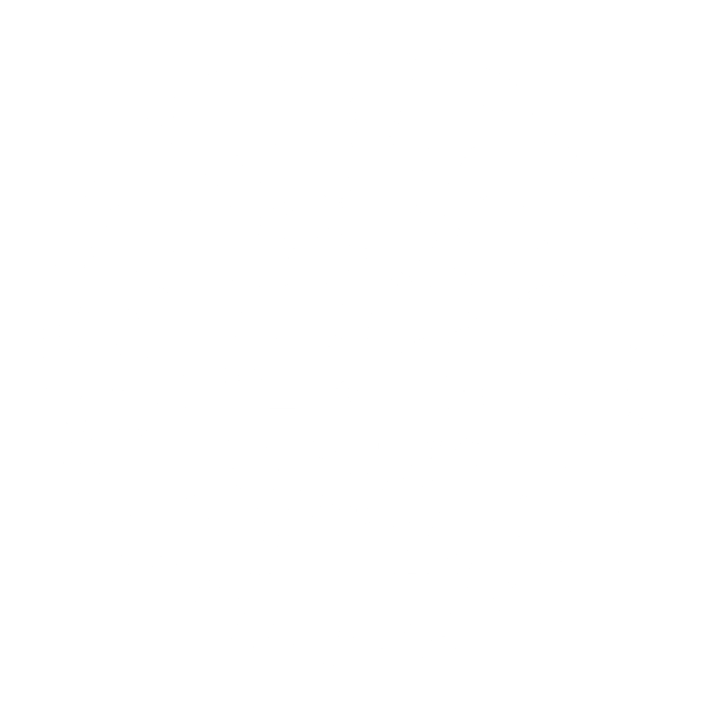 Train Front View Logo #ffffff