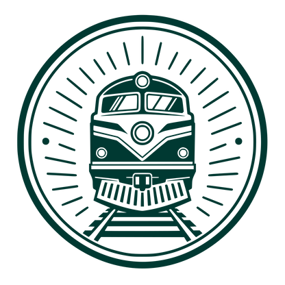 Train Front View Logo #003932