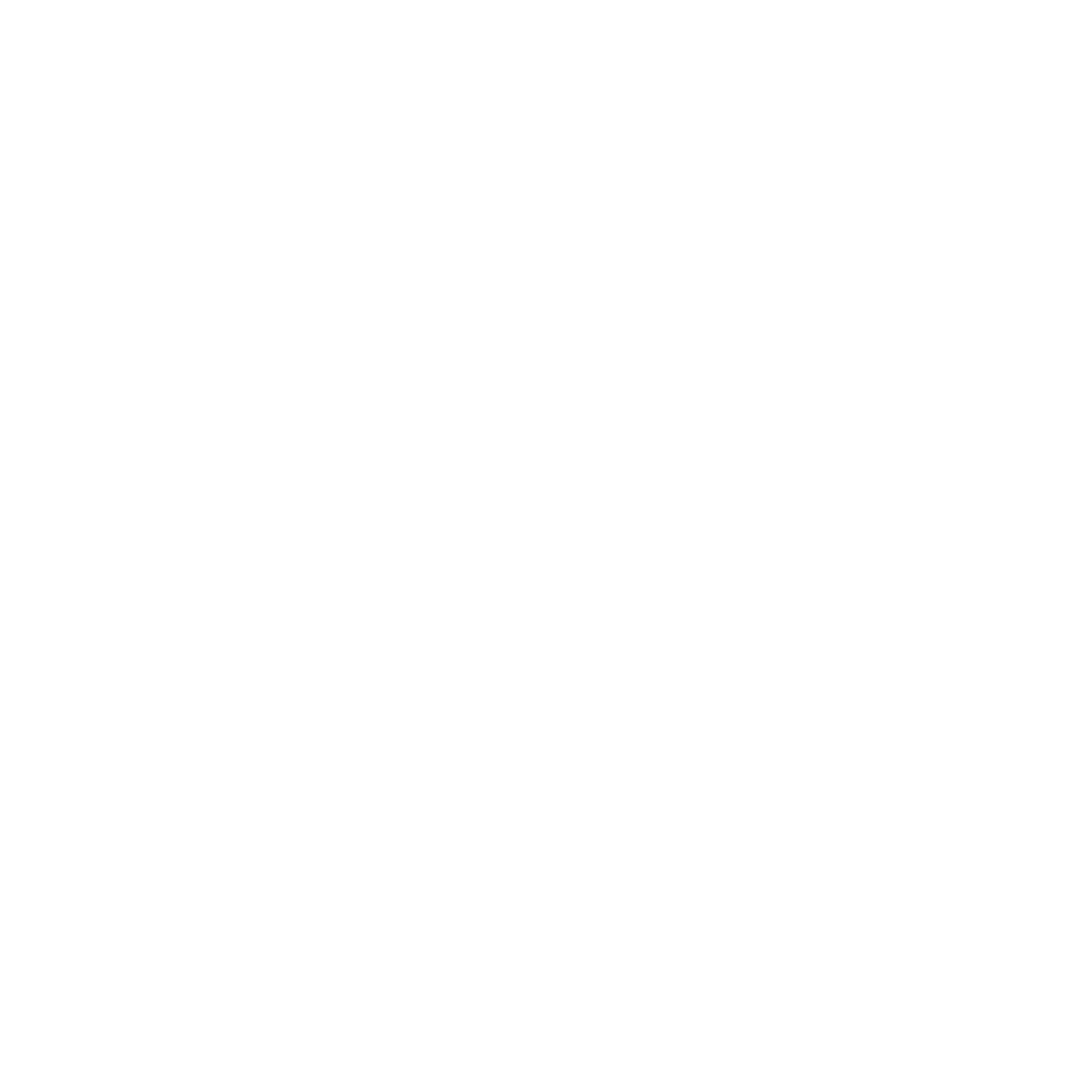 Steam Locomotive Circle Logo #ffffff