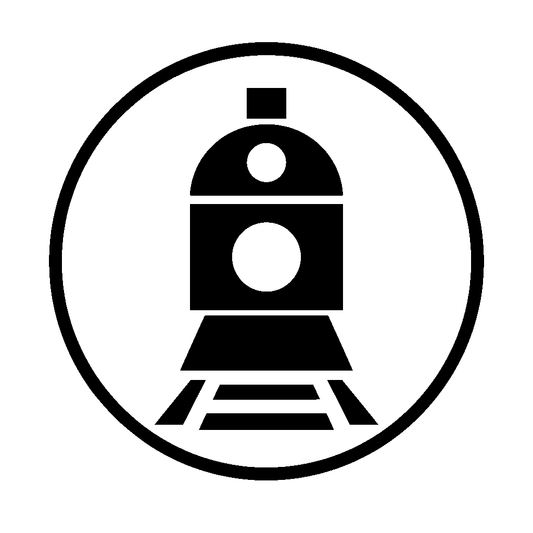 Train Front Circle Logo
