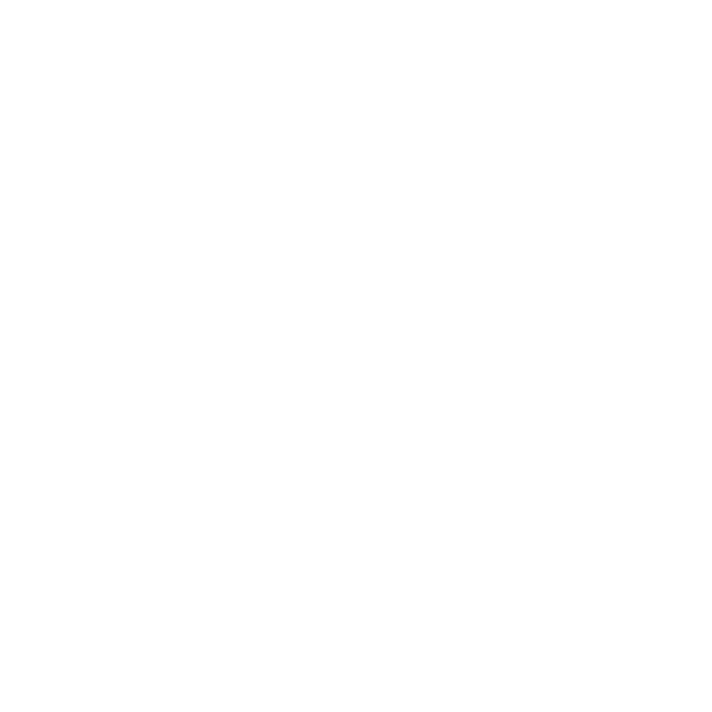 Train Front Circle Logo #ffffff