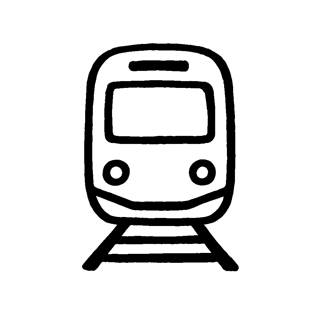Subway Train Front Logo