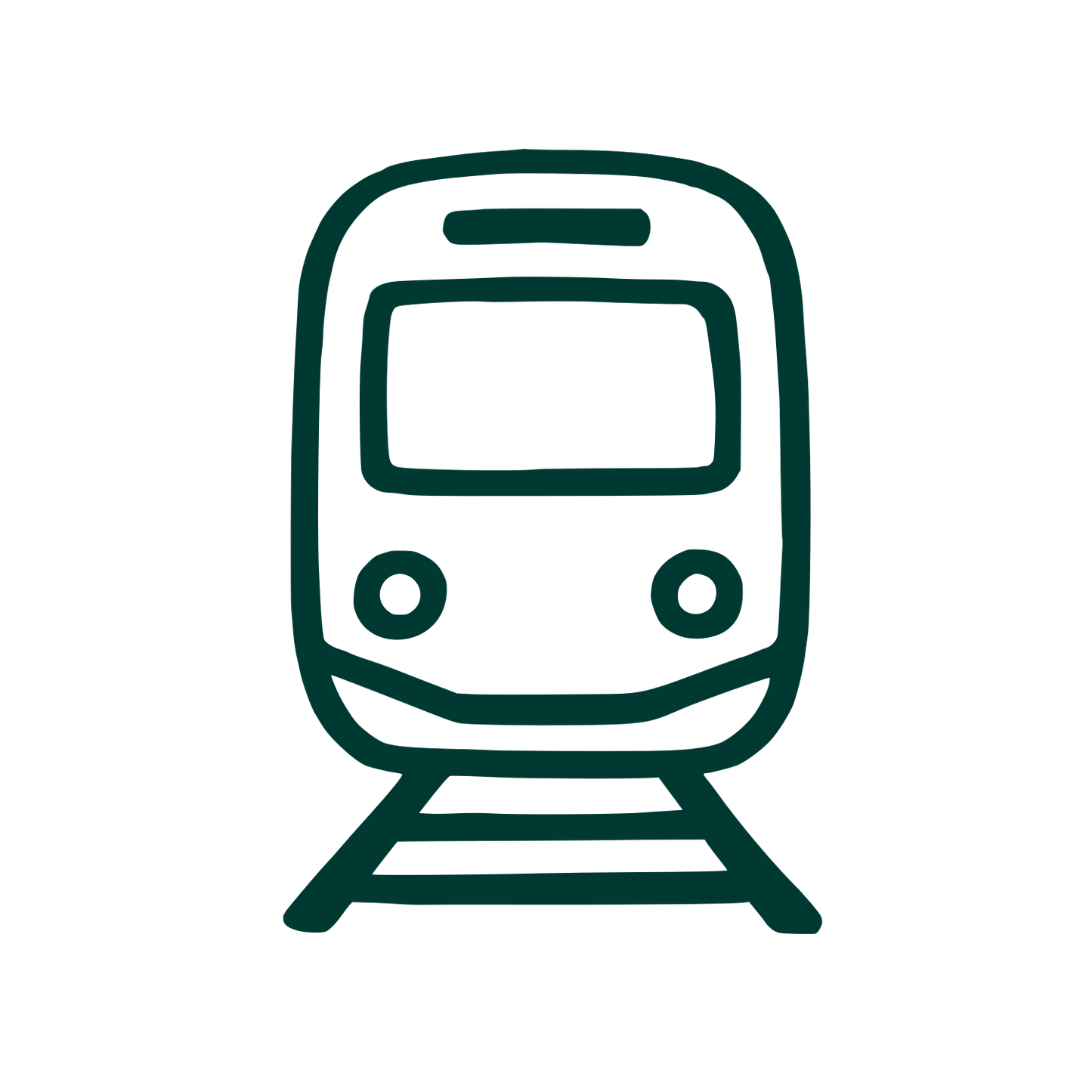 Subway Train Front Logo #003932