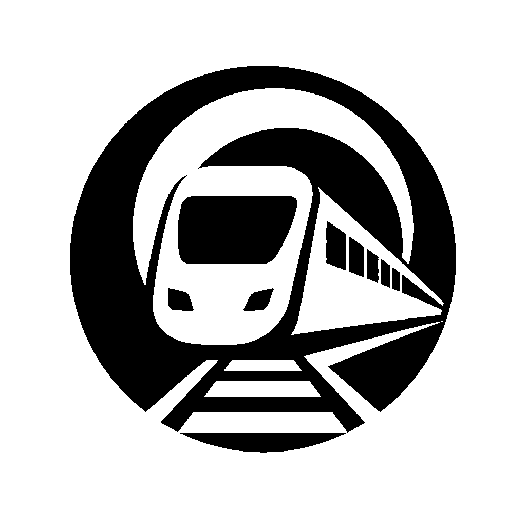 Train Circle Badge Logo