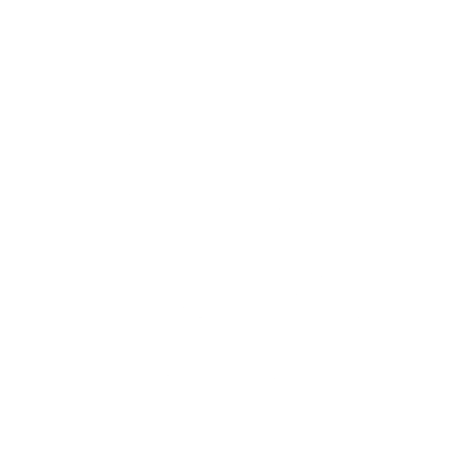 Train Circle Badge Logo #ffffff