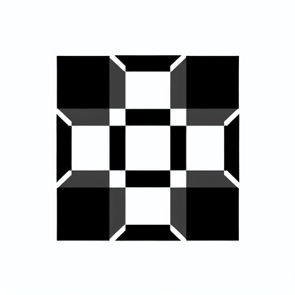 Checkered Cube Logo