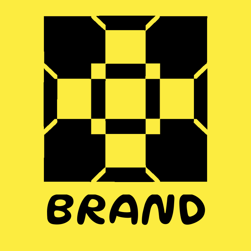 Checkered Cube Symbol Logo preview