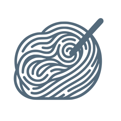 Yarn and Needle Illustration #546A7B